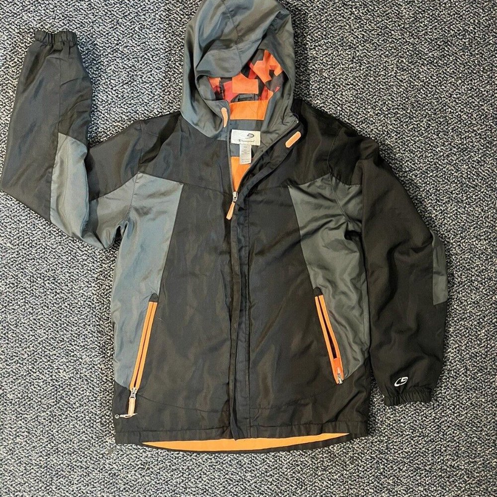 Champion Hooded  Light Jacket Men's Blue SizeXL Venture Dry